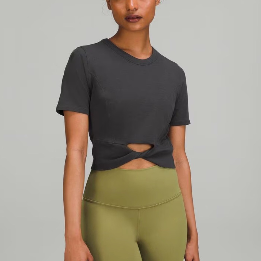 Lululemon Cotton Ribbed Crop Top